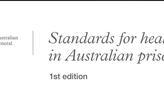 UPDATE to Standards for Health Services in Australian Prisons